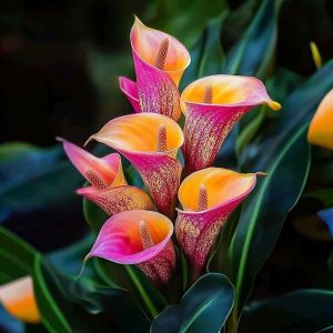 Калла Оникс купить по цене от 450р. в интернет-магазине «Посадика» с доставкой почтой в в Дальнегорске и по всей России – [изображение №1].